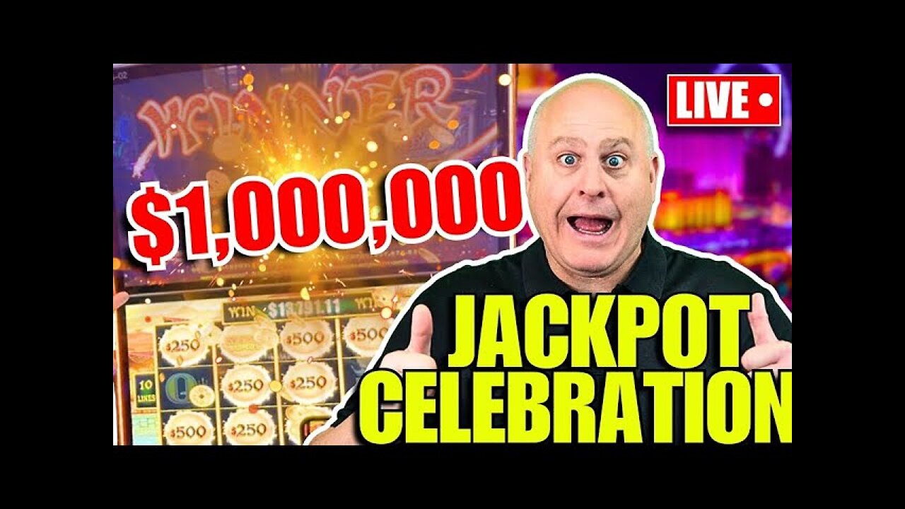 CELEBRATING MY $1,000,000 GRAND JACKPOT WIN IN LAS VEGAS!