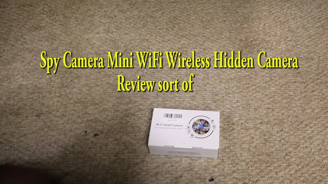 Spy Camera Mini WiFi Wireless Hidden Camera Review Sort Of