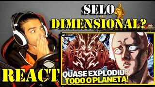 YERIK REACT -GAROU QUASE DESTRUIU O PLANETA, BOROS E BLAST JUNTOS! - ANÁLISE ONE PUNCH MAN MANGÁ 164