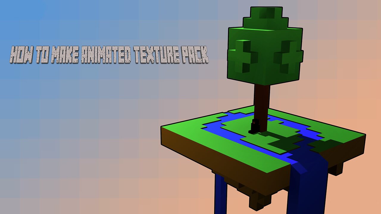 How to make animated texture pack in minecraft