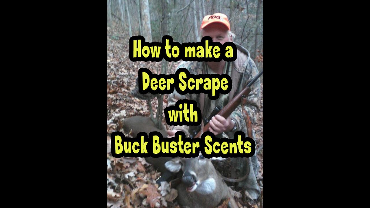 Making a Moke Scrape with Buck Buster Scents