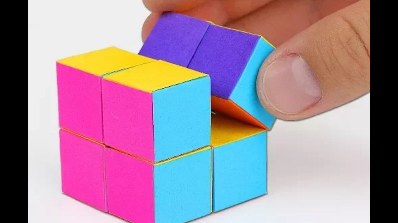 How to Make Infinity Cube Paper with an interesting idea!!!