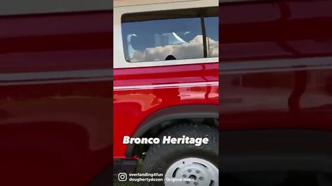 👀Bronco Heritage👀 #shorts #heritage #bronco