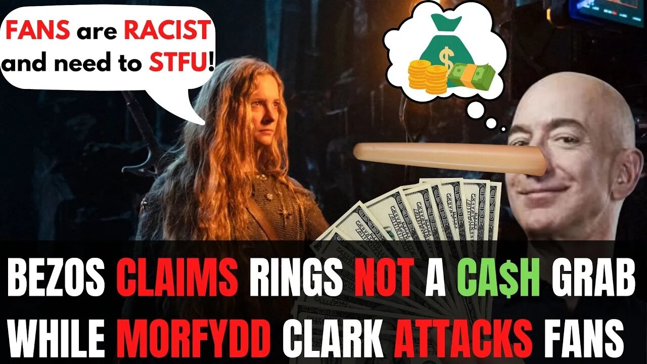 Morfydd ATTACKS Fans & Bezos CLAIMS Rings NOT CA$H Grab