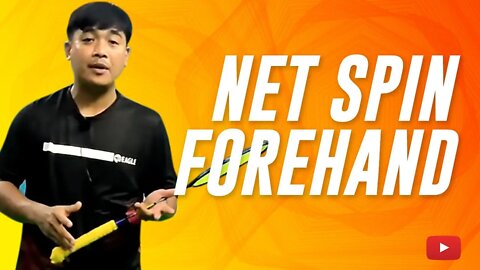 Net spin forehand featuring Fikri fazrin (Eng Subs) #badminton #bulutangkis