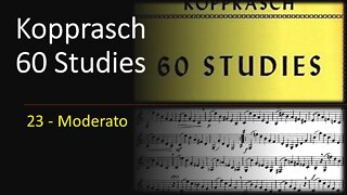 🎺🎺Kopprasch 60 Studies for Trumpet - 23 Moderato