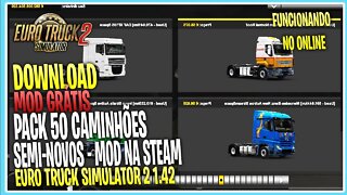 PACK 50 CAMINHÕES SEMINOVOS PARA EURO TRUCK SIMULATOR 2 - MODS ETS2 1.42