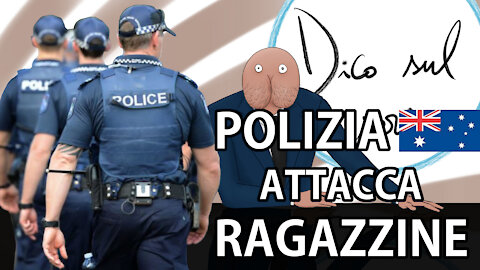 POLIZIA AUSTRALIANA usa lo spray al peperoncino su delle RAGAZZINE