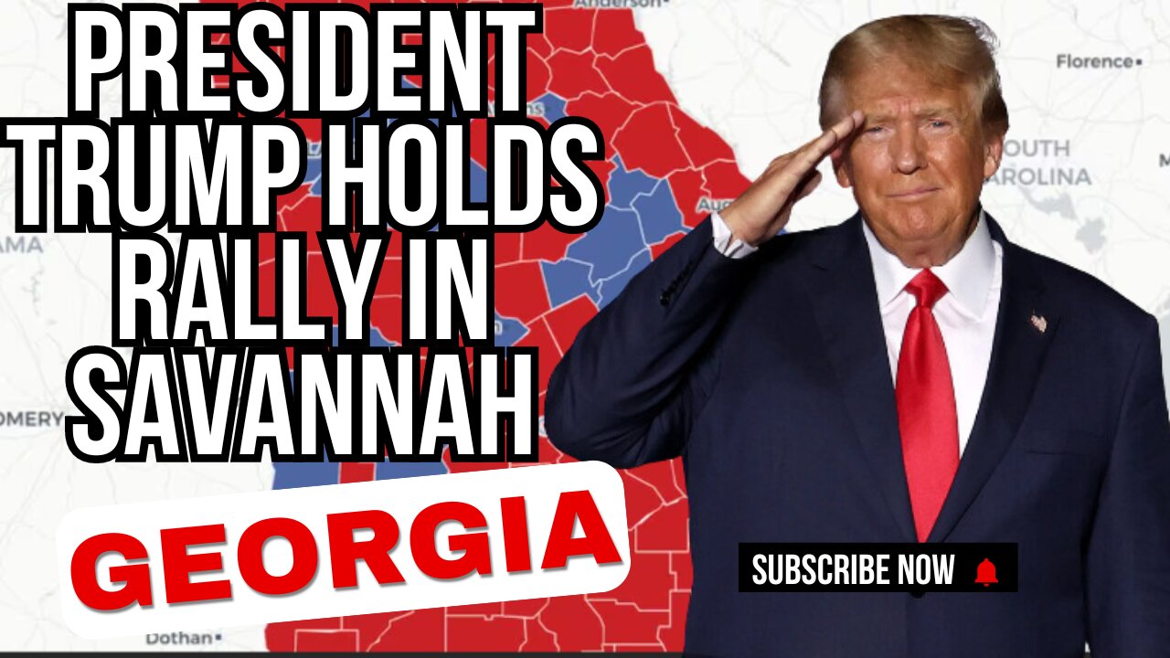 President Trump Holds Rally in Savannah, Georgia, Sept. 24, 2024, 1:00 pm ET