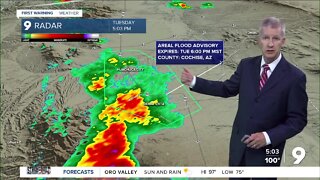 Areal Flood Advisory issued in Cochise County