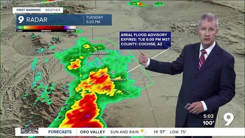 Areal Flood Advisory issued in Cochise County