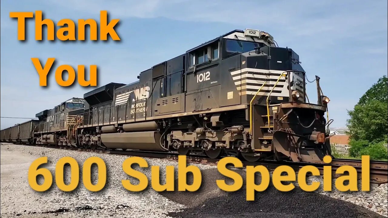 Empty Norfolk Southern coal train. 600 sub thank you