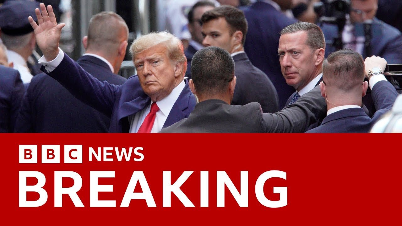 Donald Trump arrives at New York court to be placed under arrest - Latest News