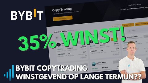 BYBIT Copytrading winstgevend 35 Winst in 5 dagen