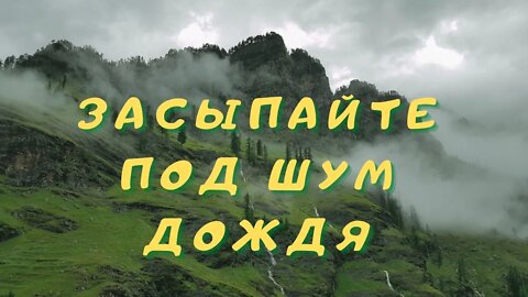 Fall asleep to the sound of rain. Sounds of forest rain. Sounds of nature.