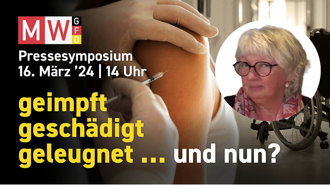 Impfgeschädigte Anja - Pressesymposium "geimpft, geschädigt, geleugnet und nun?