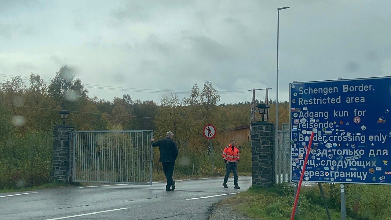 At The Schengen-Russia Border On A Rainy Day