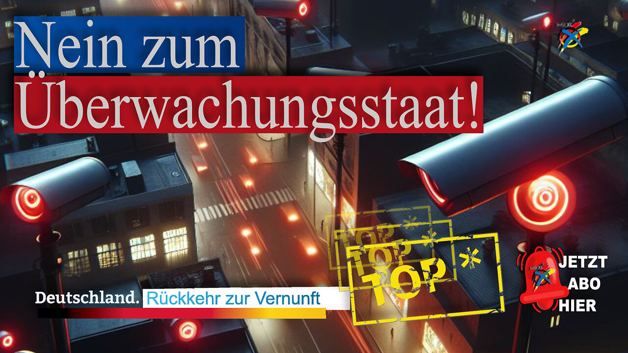 Nein zum Überwachungsstaat von CDU und SPD! (AfD)