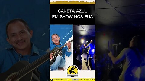 PRIMEIRO SHOW DE CANETA AZUL NA GRINGA #manoelgomes #canetaazul #shorts