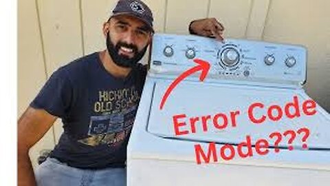 How To Enter Diagnostic Mode On A Maytag/Whirlpool/Kenmore Washer!