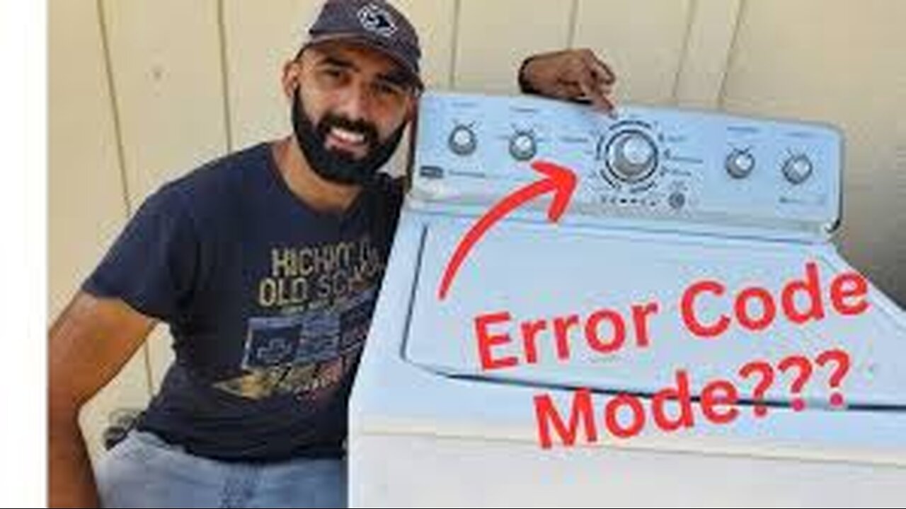 How To Enter Diagnostic Mode On A Maytag/Whirlpool/Kenmore Washer!