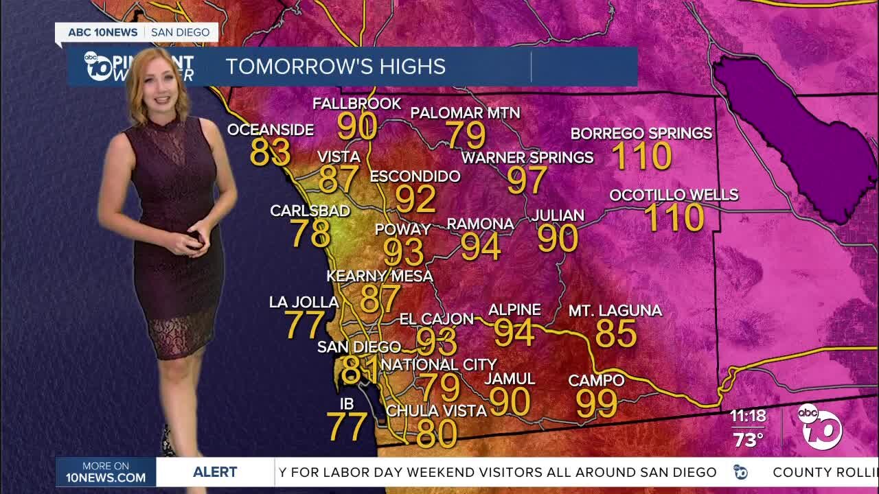 ABC 10News Pinpoint Weather with Meteorologist Leah Pezzetti