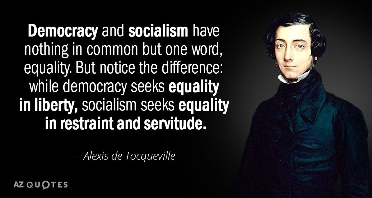 Alexis De Tocqueville, aristocrat, semi socialist, nRX hero, conservative liberal