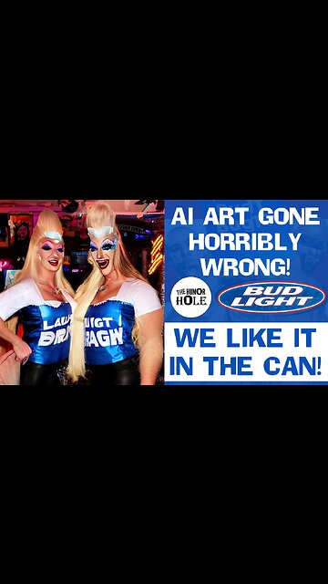 AI Art Gone Horribly Wrong - Bud Light " We Like it in the Can "