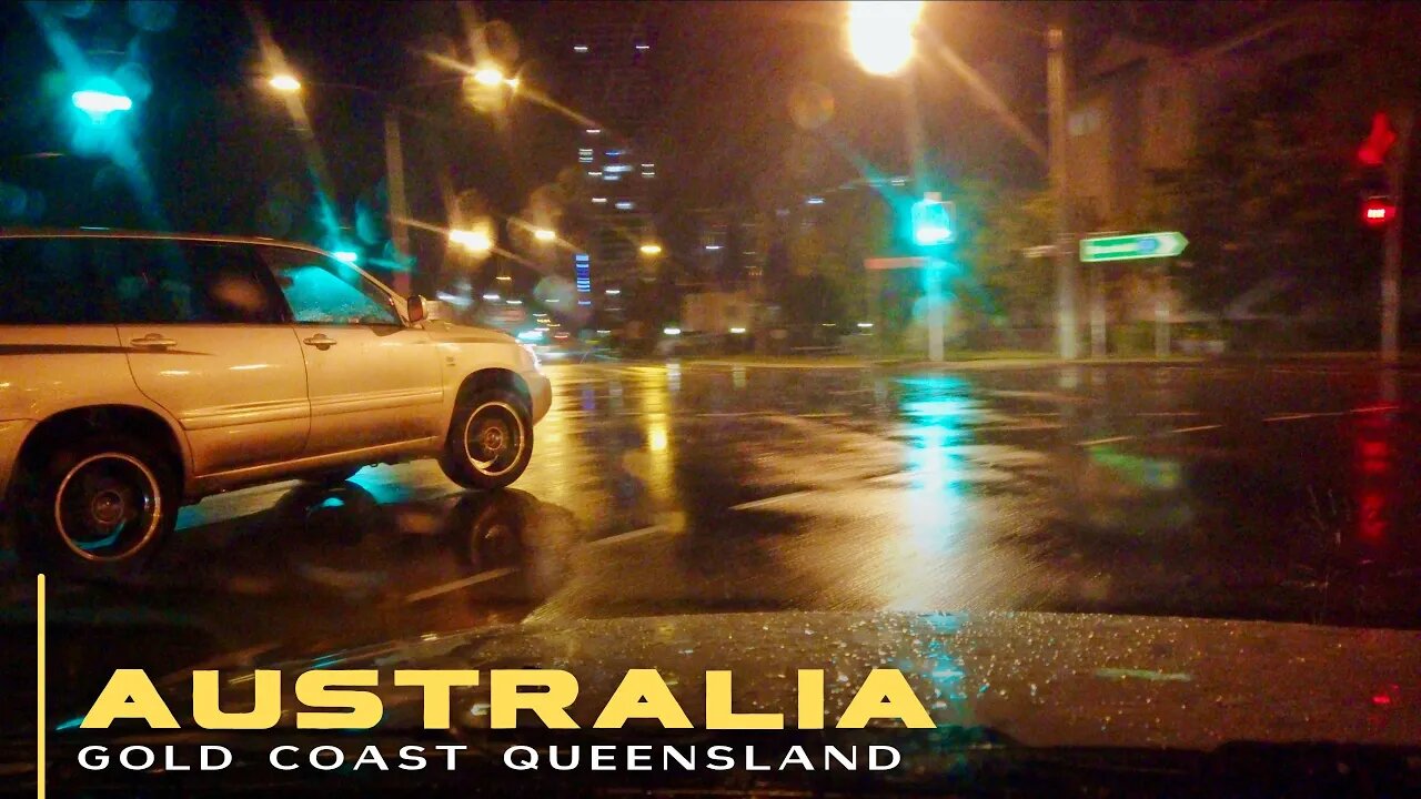 Driving Through Storm || QLD || GOLD COAST || AUSTRALIA