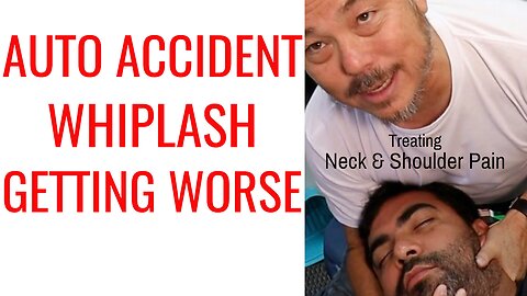 Neck & Shoulder Pain (Auto Accident) gets treated by Chiropractor