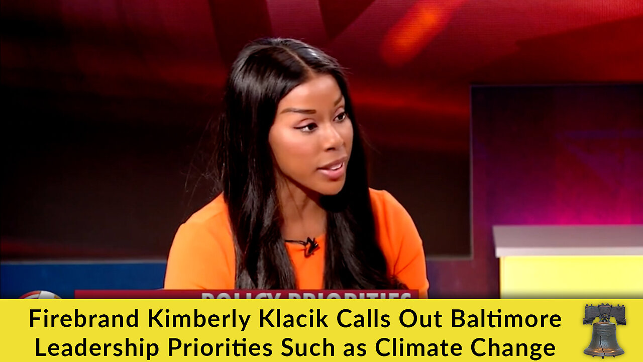 Firebrand Kimberly Klacik Calls Out Baltimore Leadership Priorities Such as Climate Change