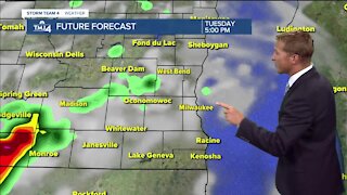 Storms possible, muggy weather in store for Monday