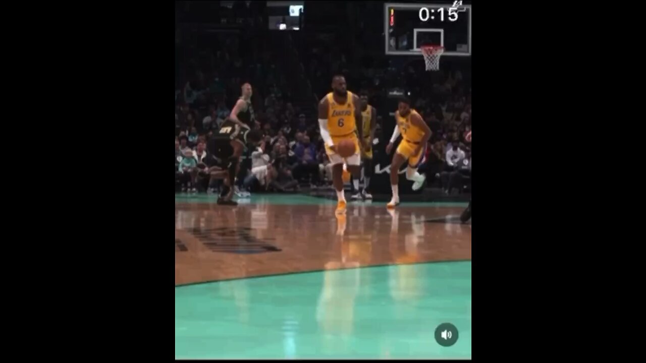 Lebron James With The Dunk Of The Year