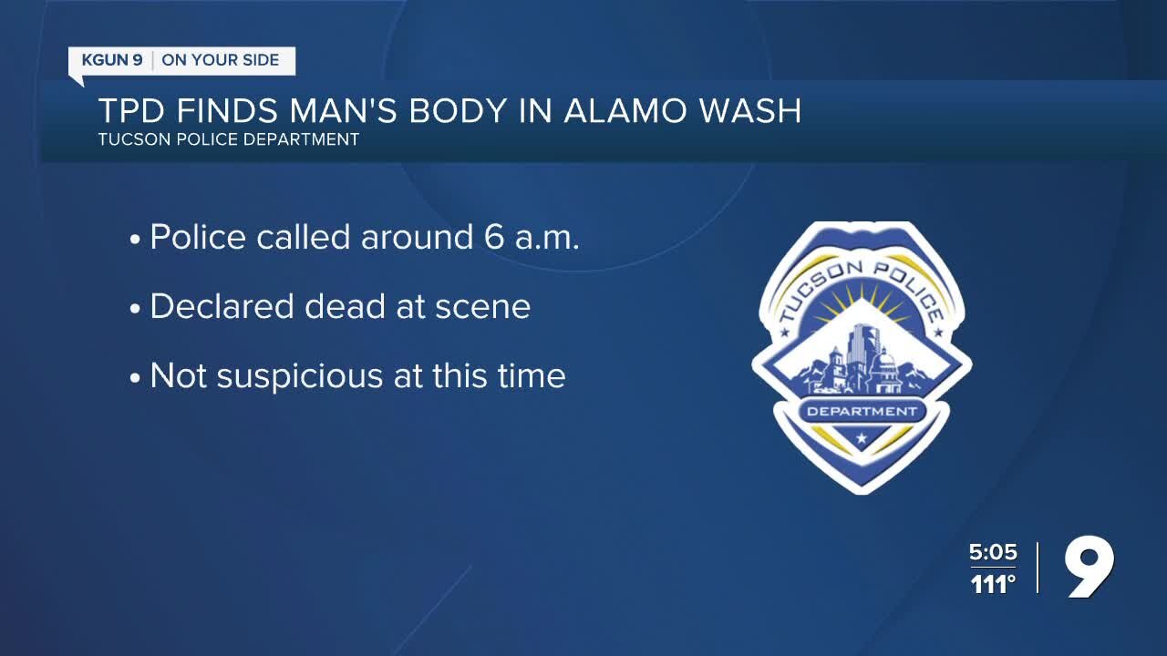 TPD finds man's body in Alamo Wash