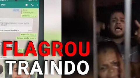 Mulher flagra mensagens lntimas do marido com homem e joga vídeo na web: assista