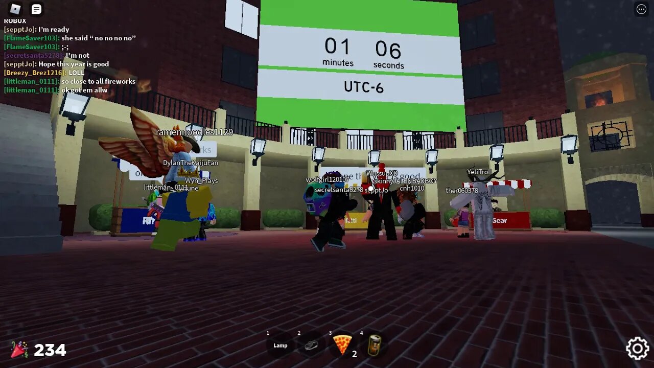 ROBLOX New Years Countdown 2021 (UTC -6)