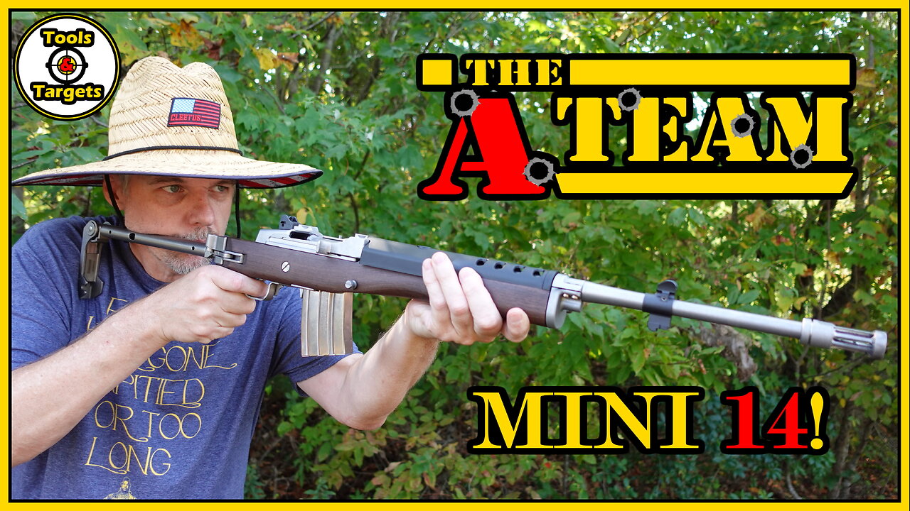 My New A-TEAM Rifle!...Ruger Mini 14 Tactical "GB" Model Quick Range Review!