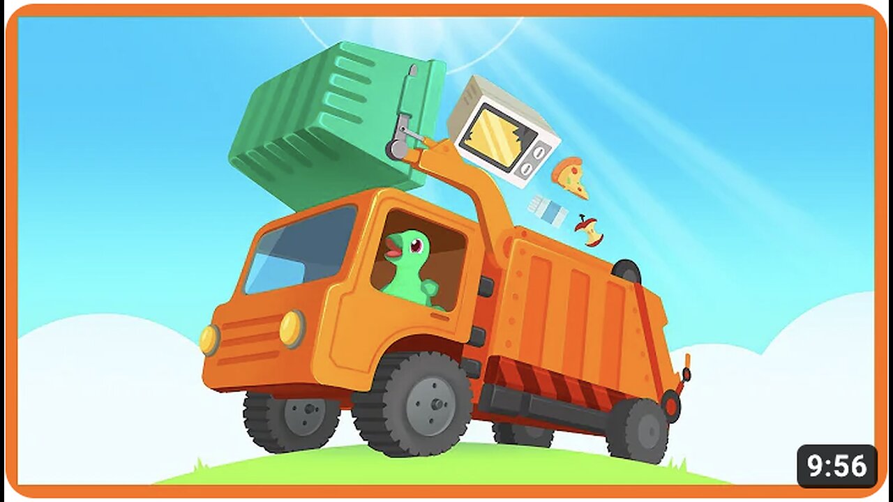 Dinosaur Garbage Truck ♻️ - Out now! - New Truck Games for Kids | Kids Games