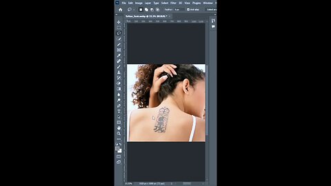 Remove Tattoo On Skin Photoshop #photoshop #marketingdesign #adobeillustrator#shorts #graphicdesign