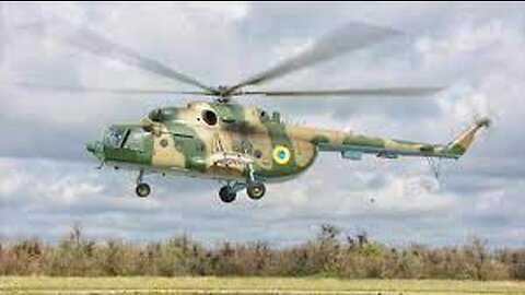 Un helicóptero multipropósito Mi-8 de la OTAN/Ucrania derribado por los ruso en Artyomovsk