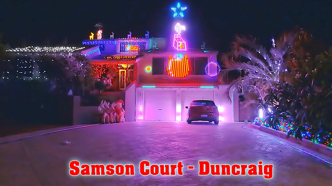 Christmas lights Perth Best Displays Duncraig Samson Court Australia