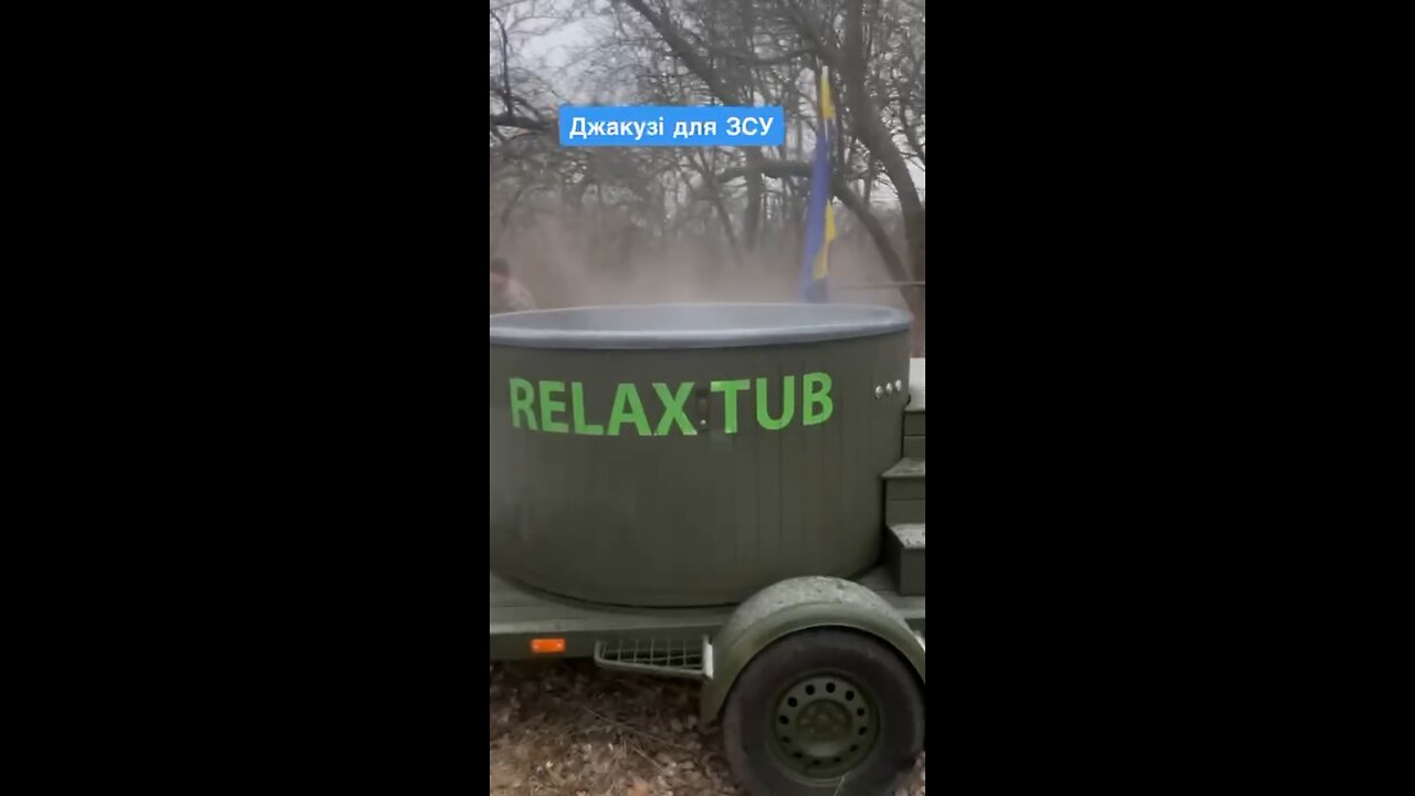 While Russian Soldiers Freeze to Death Ukrainians Have a Jacuzzi