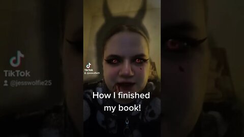 How I finished my book!
