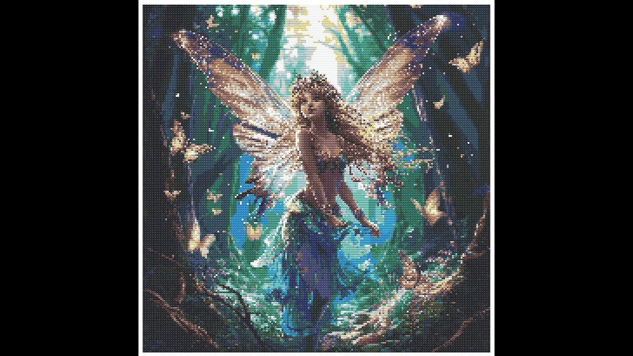 Enchanted Fairy Cross Stitch Pattern by Welovit | welovit.net | #welovit