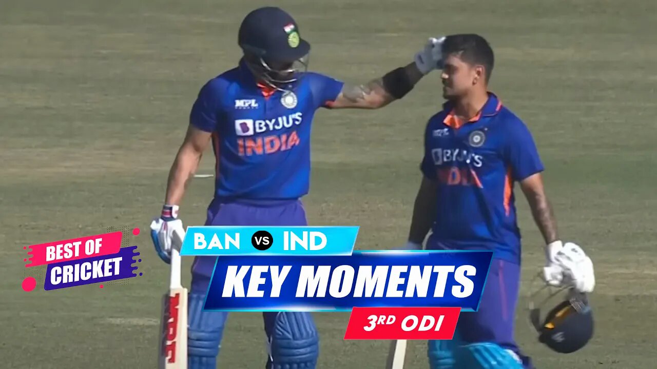 India vs Bangladesh 3rd ODI match highlights