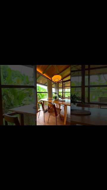 Quick house-tour of a Unique Treehouse in Bali! 😍🌴 #bali #architecture #treehouse #shorts