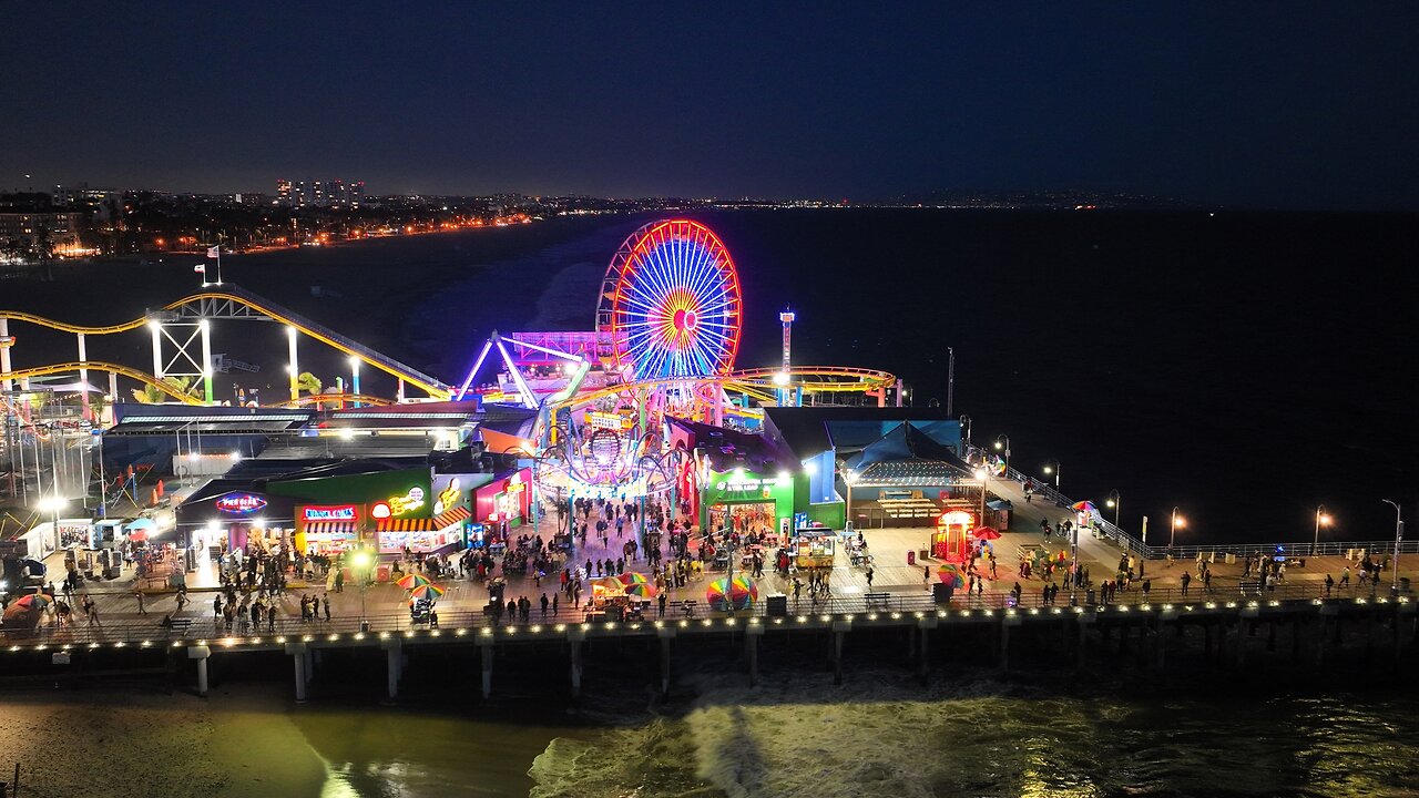 Santa Monica Pier - Sunrise to Sunset 2023