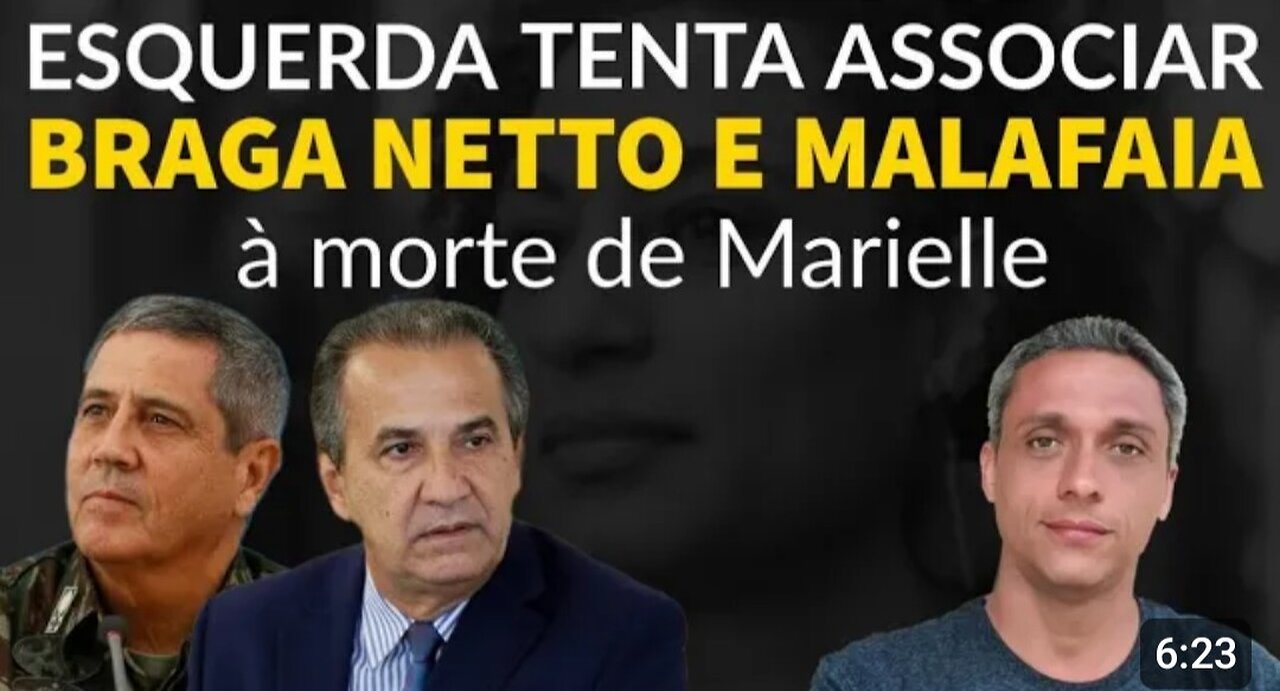 In Brazil they didn’t give up Left tries to link Braga Netto and SIlas malafaia to the Marielle case