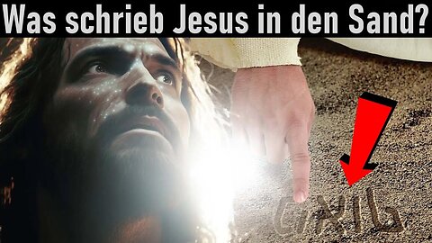 Was schrieb Jesus in den Sand? ➤ Das macht sprachlos!