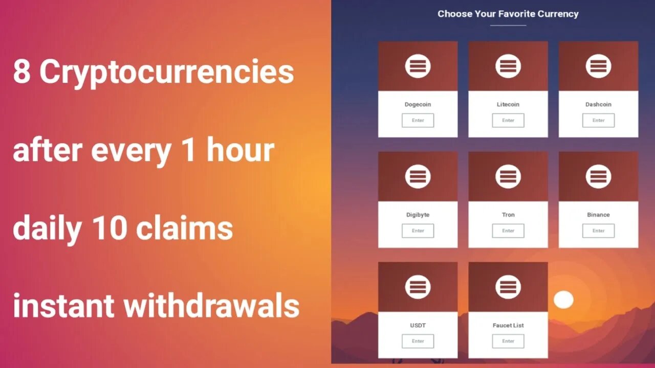 One of the best websites to earn cryptocurrencies instantly. btc, ltc, dash, dgb, tron, bnb, usdt
